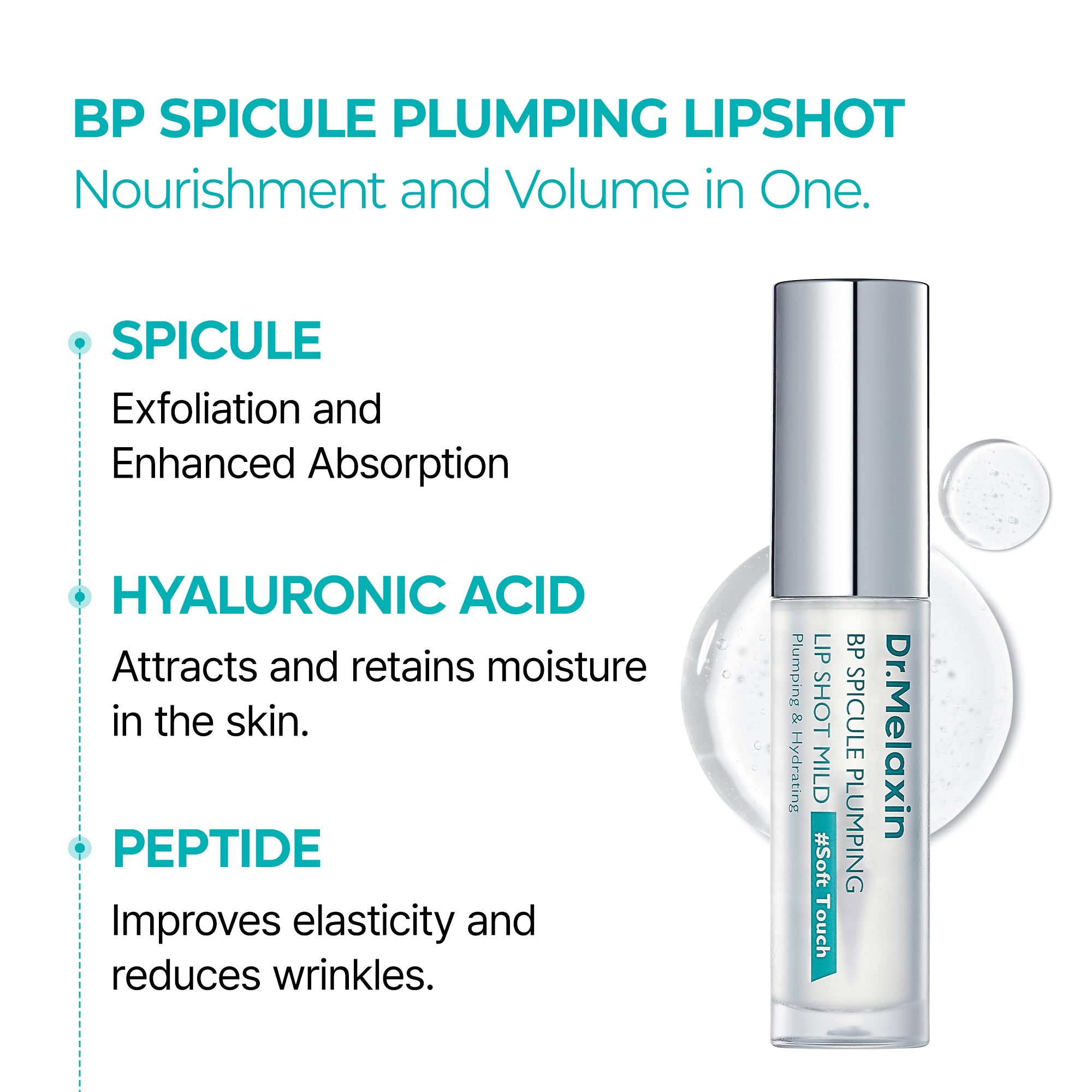 BP Spicule Plumping LIP Shot - Maxi detail view 6 — Melax K-Beauty