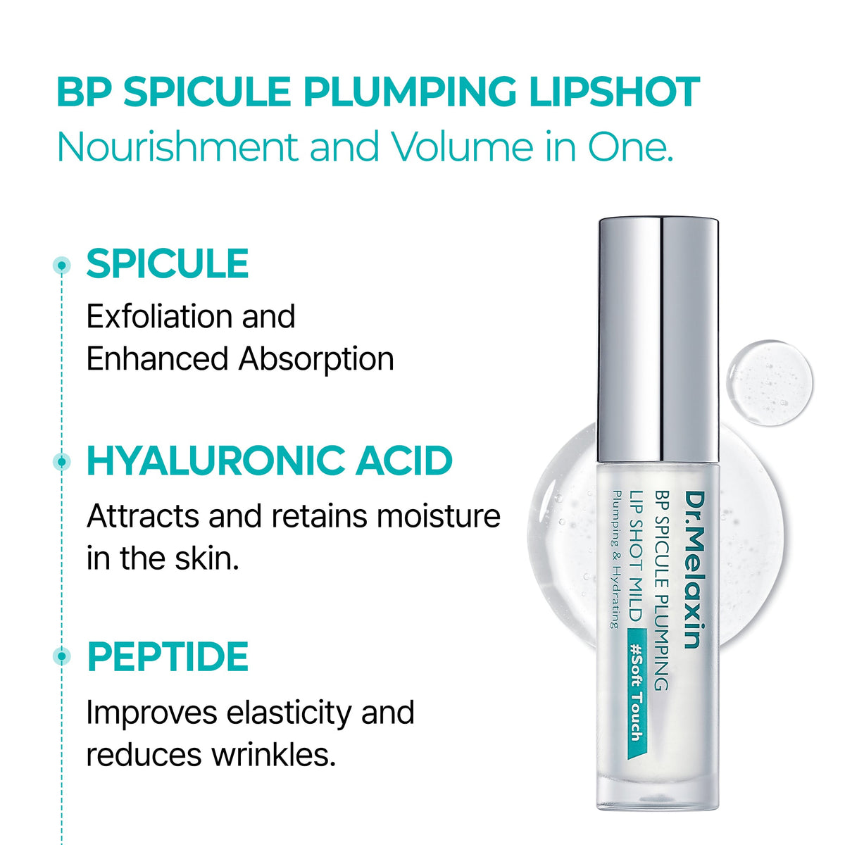 BP Spicule Plumping LIP Shot Duo detail view 6 — Melax K-Beauty