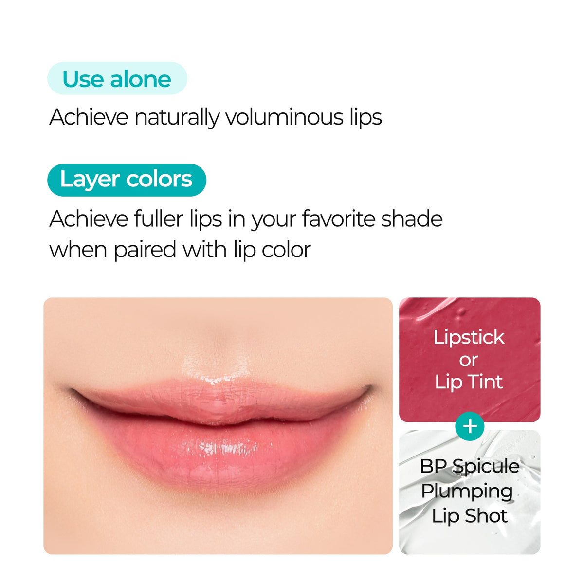 BP Spicule Plumping LIP Shot - Mild detail view 8 — Melax K-Beauty