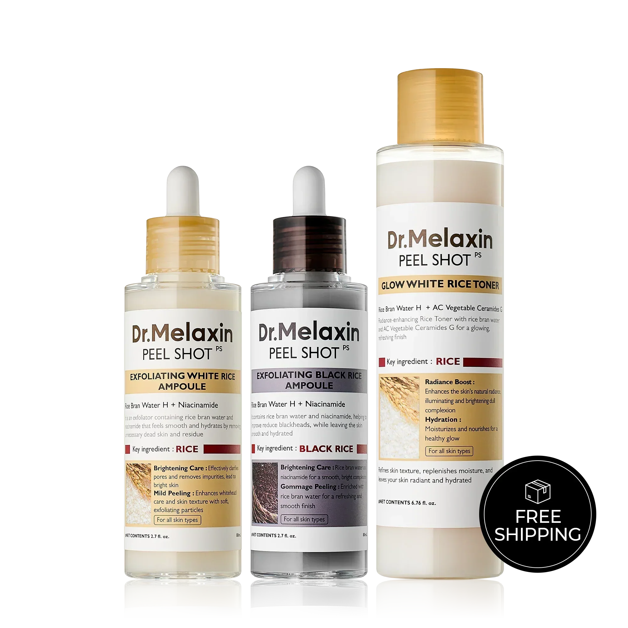 Peel Shot Glow Rice Line main product shot β Melax K-Beauty