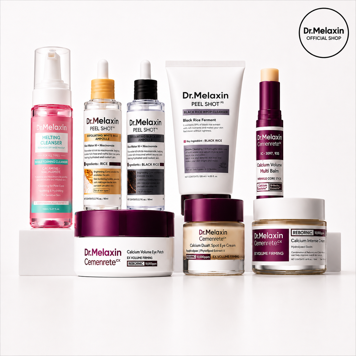 Melax Complete 7-Step Routine main product shot β Melax K-Beauty