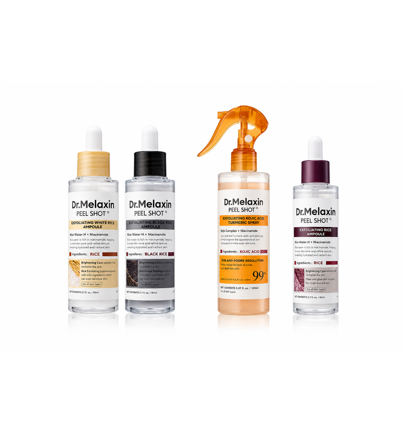 Peel Shot Trio Complete main product shot β Melax K-Beauty