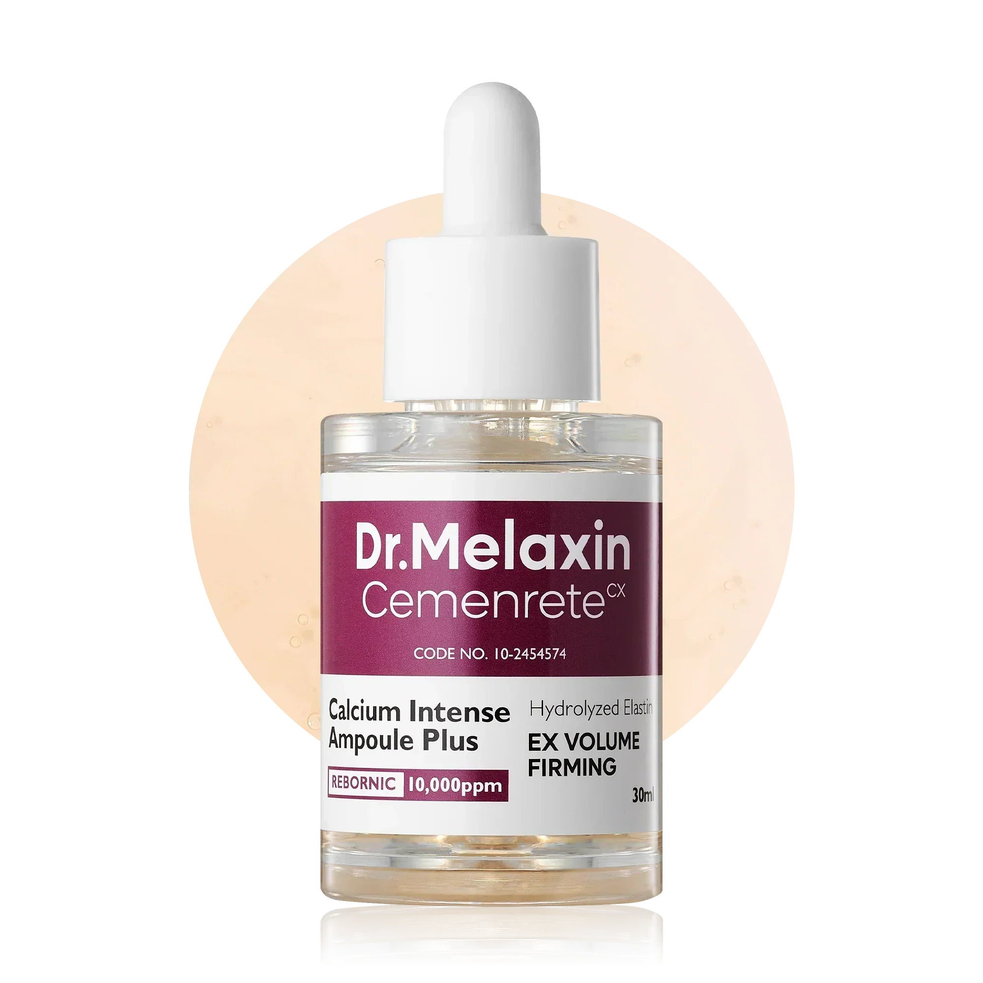 Cemenrete Calcium Intense Ampoule main product shot β Melax K-Beauty
