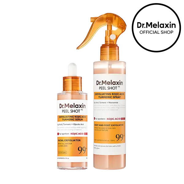Peel Shot Kojic Acid Turmeric Duo main product shot β Melax K-Beauty