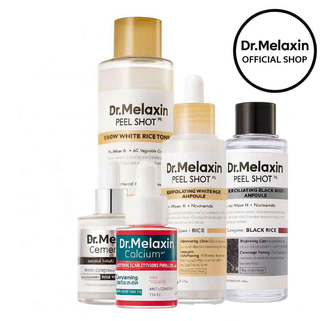 Glass Skin Essential Kit (5 pcs) main product shot β Melax K-Beauty