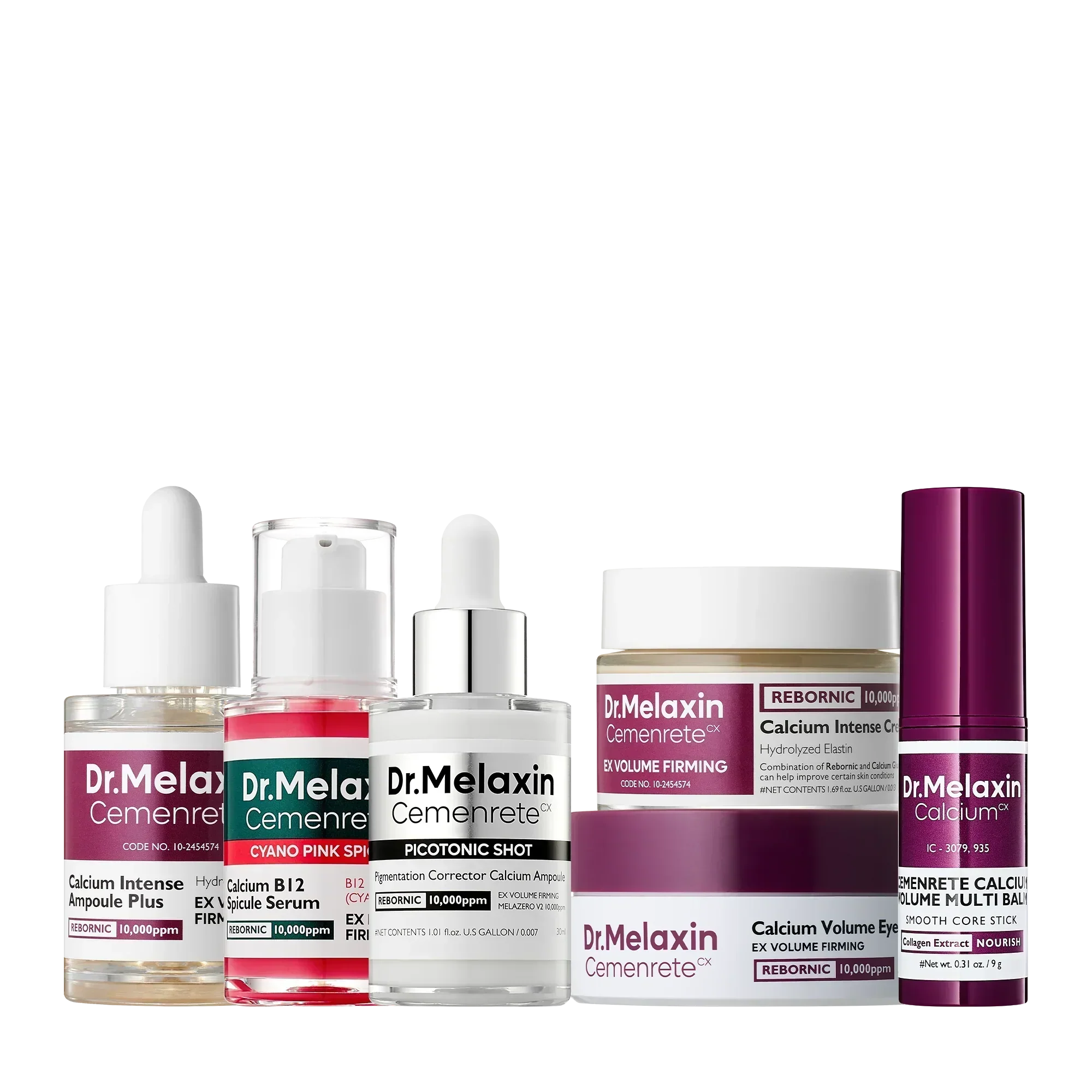 Cemenrete Collagen Routine Set main product shot — Melax K-Beauty