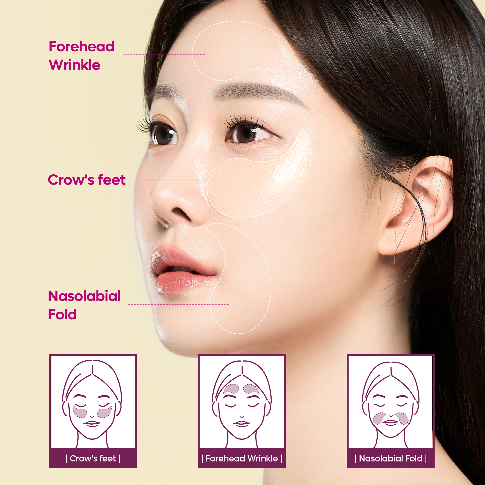 Cemenrete Calcium Volume Eye patch 60ea detail view 6 — Melax K-Beauty