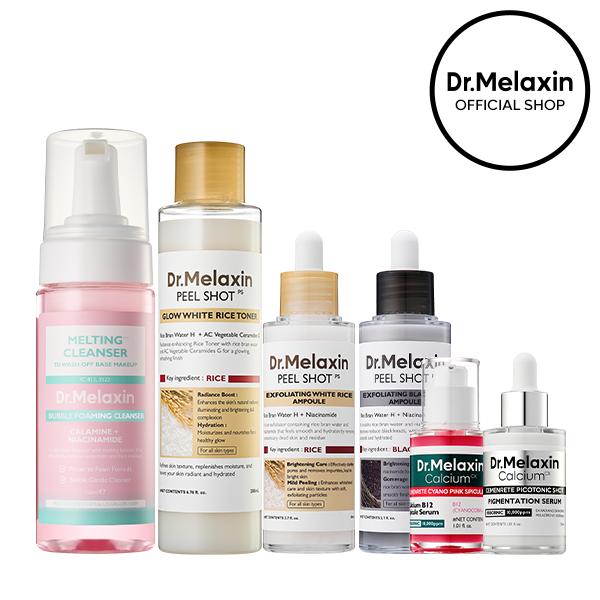 Lumi Glow Triple Care Set main product shot — Melax K-Beauty