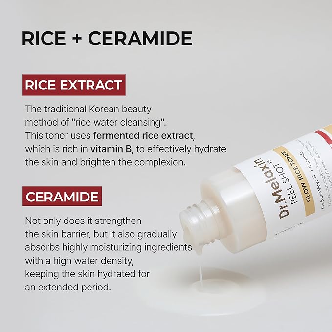 Peel Shot Glow Rice Tonic 200 ml detail view 6 — Melax K-Beauty