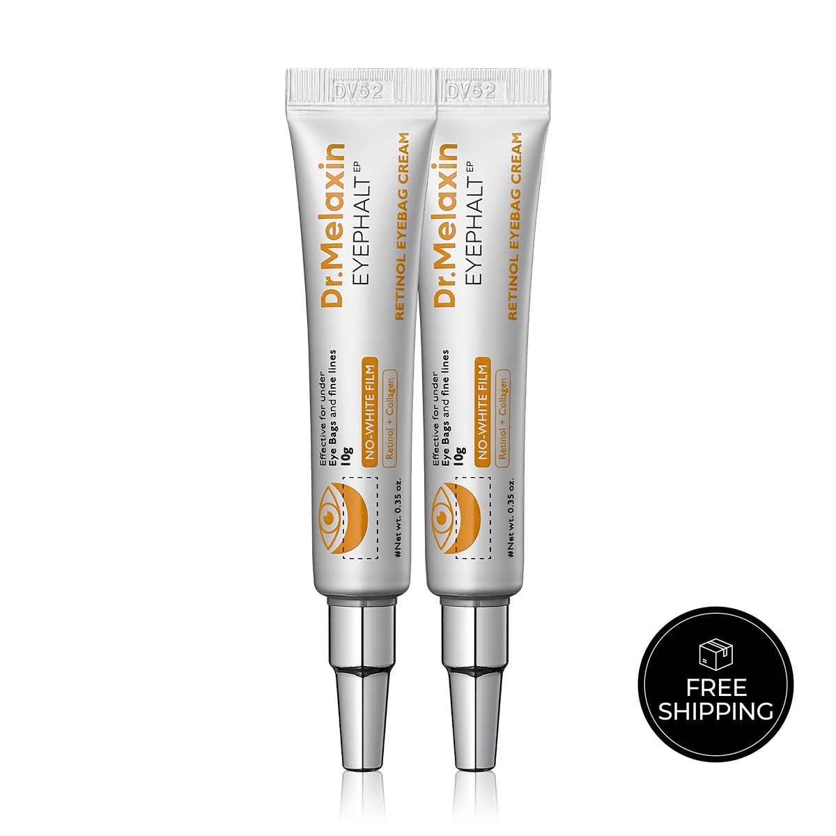 [FLASH 1+1 DEAL] Retinol Eyebag Cream main product shot — Melax K-Beauty