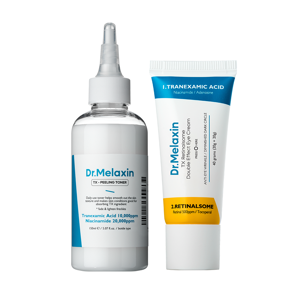 TX Eye Care Toner Set main product shot — Melax K-Beauty