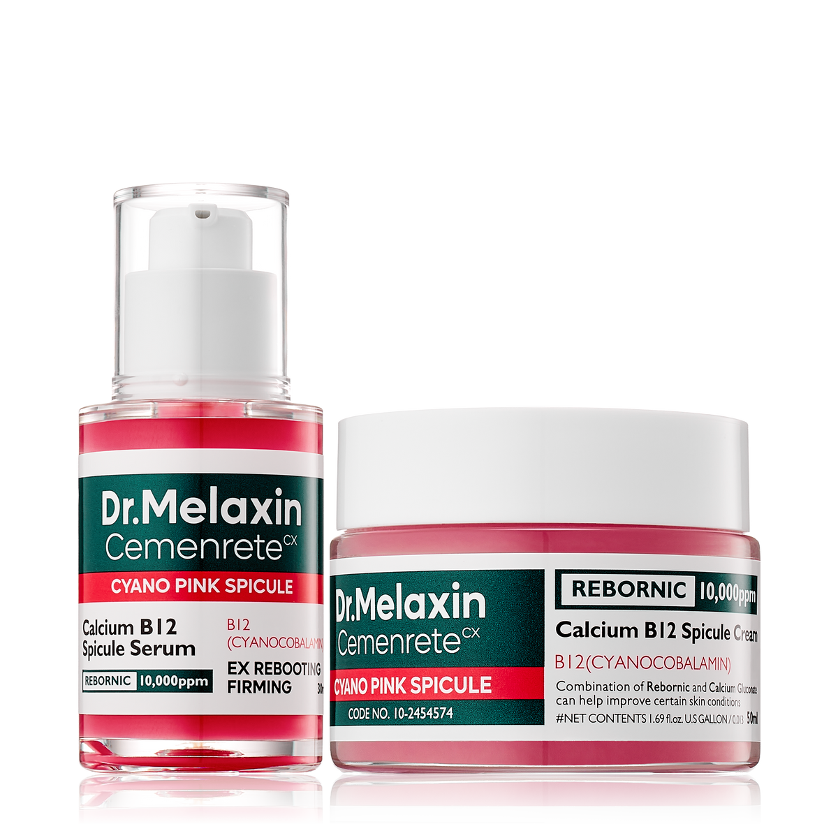 Cemenrete Cyano Pink Spicule line main product shot — Melax K-Beauty
