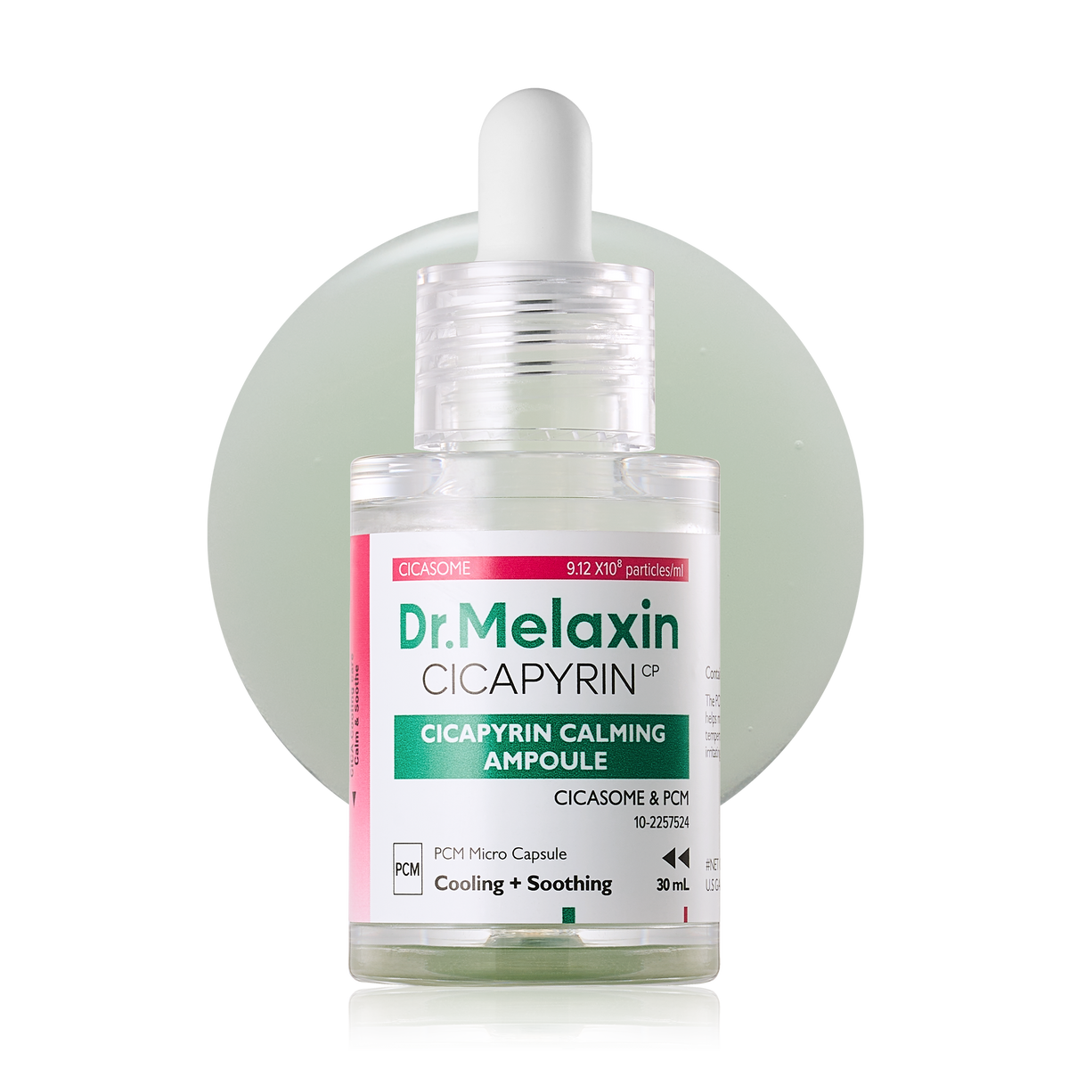 Cicapyrin Calming Ampoule main product shot — Melax K-Beauty