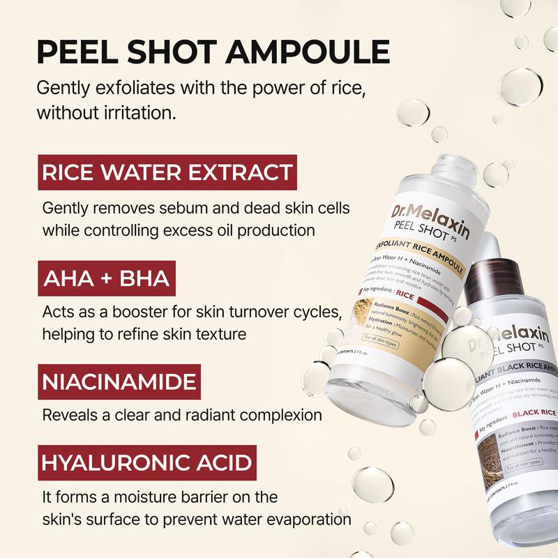 Melax Rice Peel Ampoule detail view 6 — Melax K-Beauty