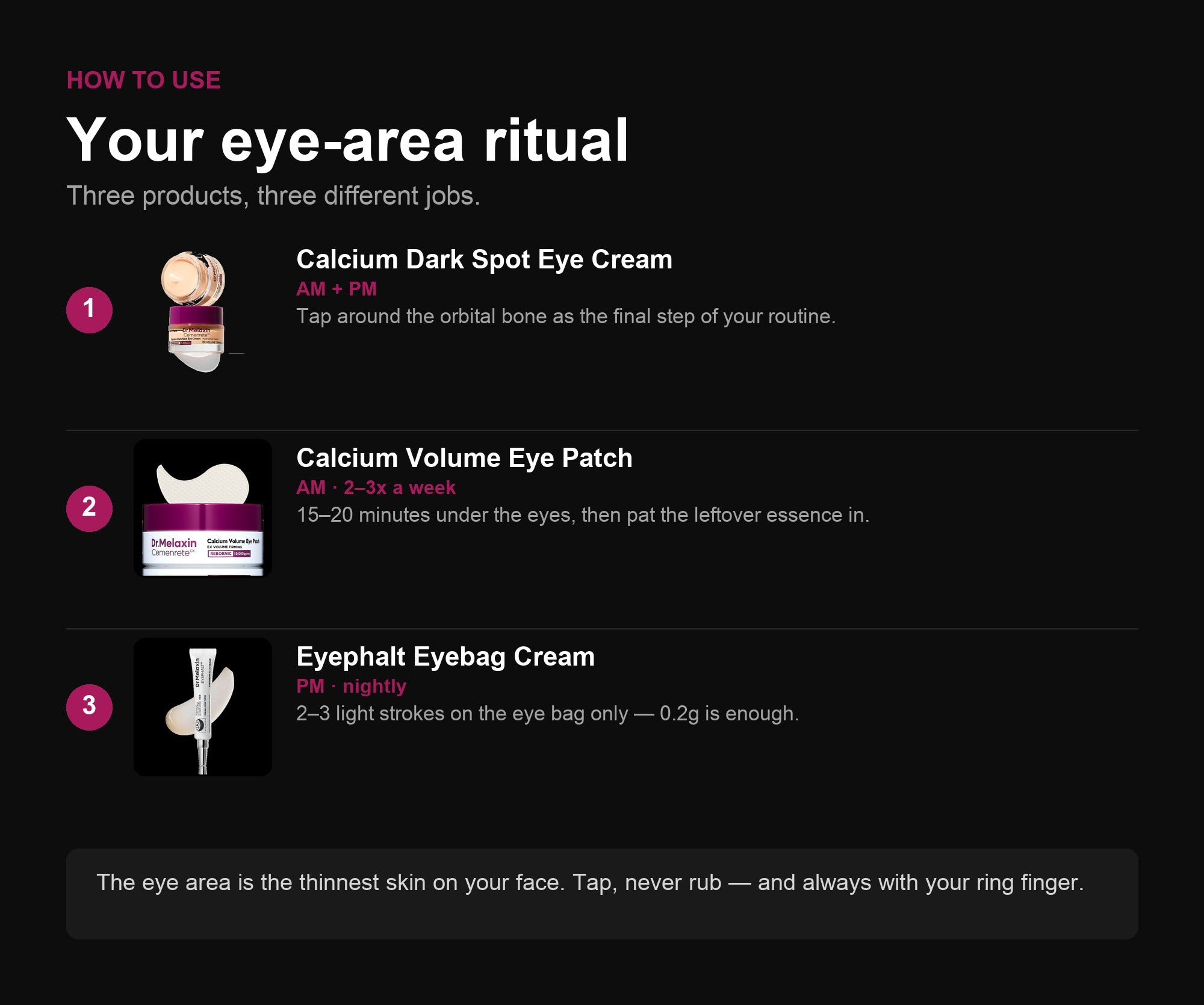 Melax Eye Care Complete Routine detail view 12 — Melax K-Beauty