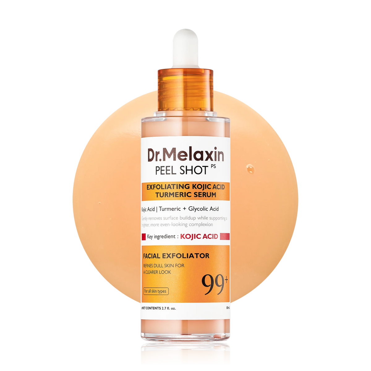 Peel Shot kojic Acid Turmeric Serum main product shot — Melax K-Beauty